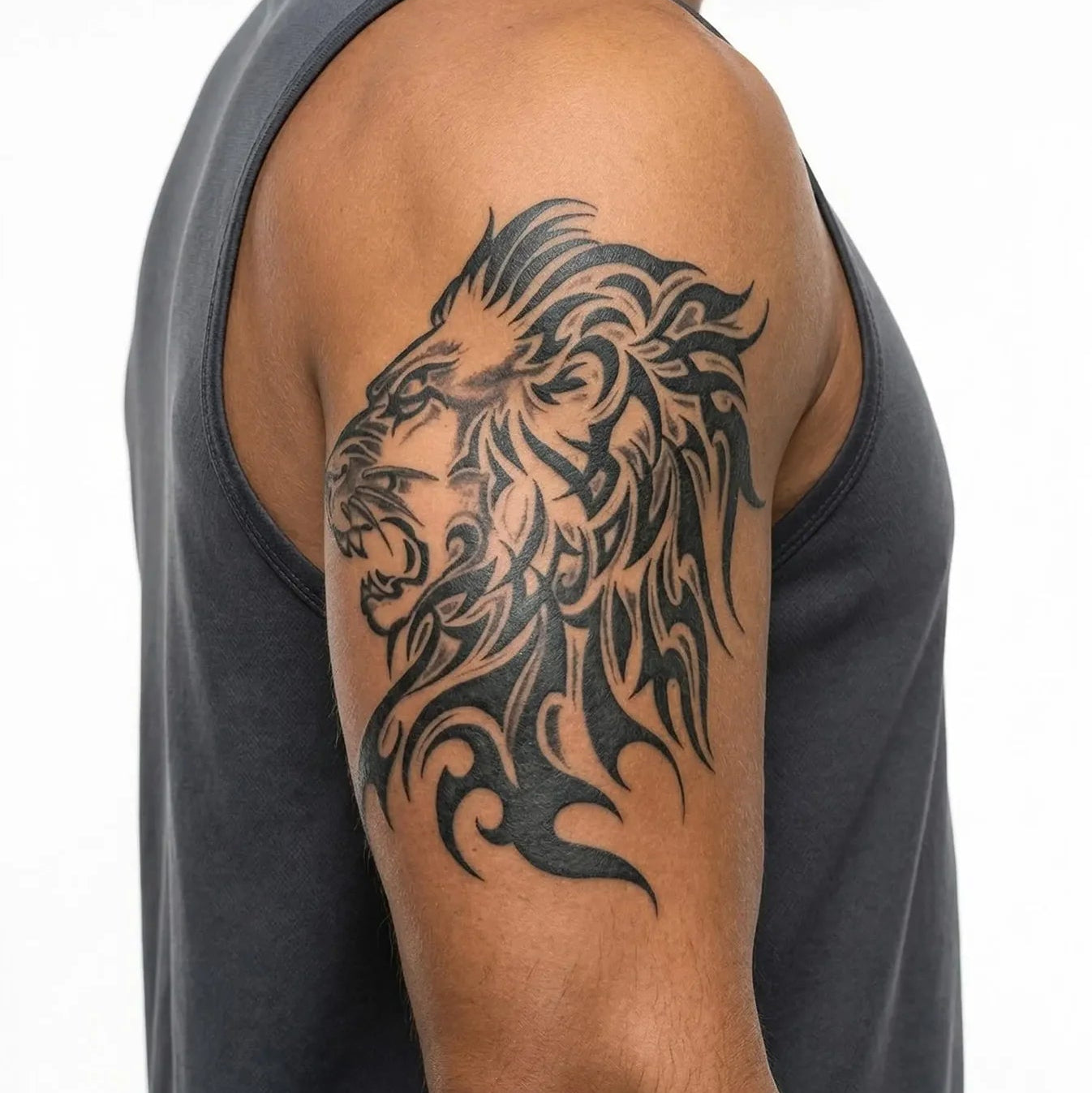 Lion Tribal de Profil