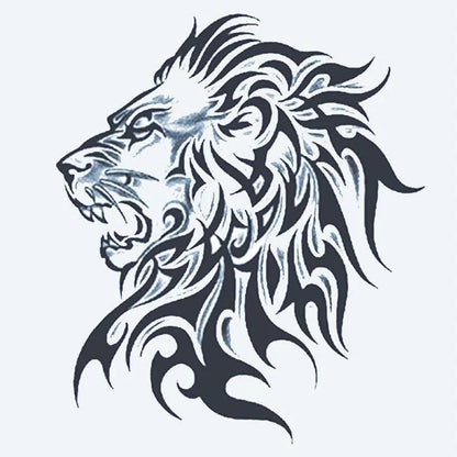 Lion Tribal de Profil