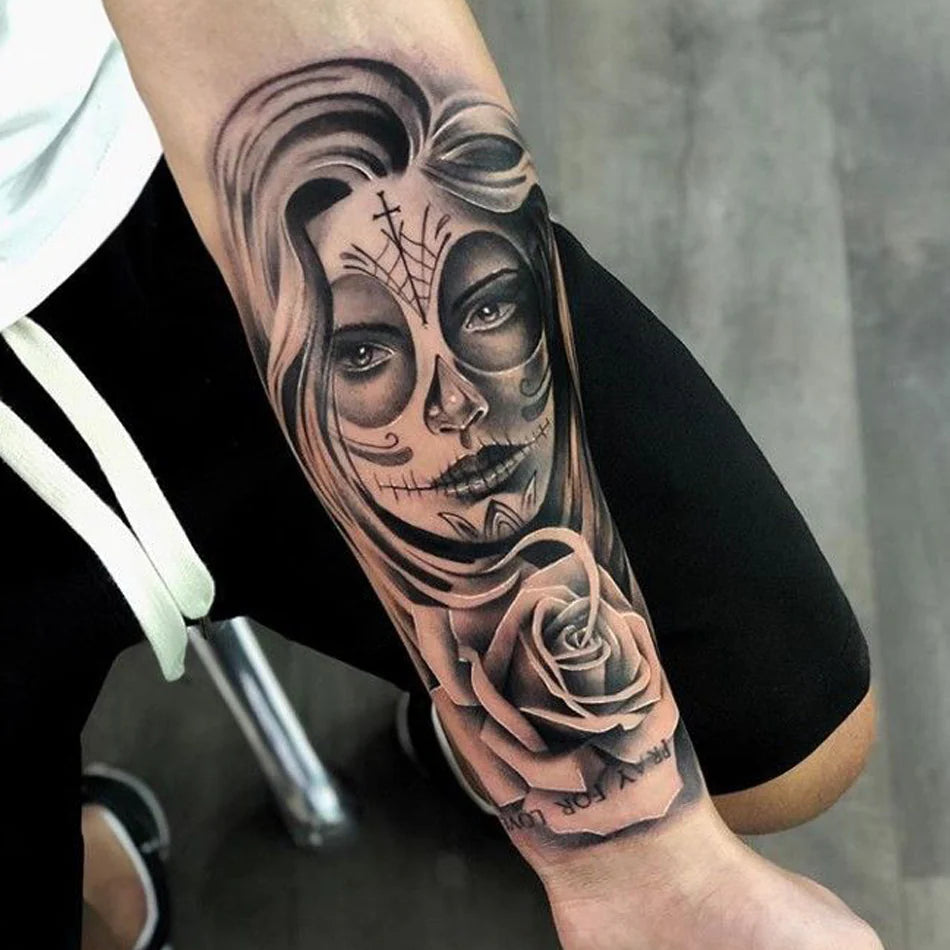 Santa Muerte & Rose