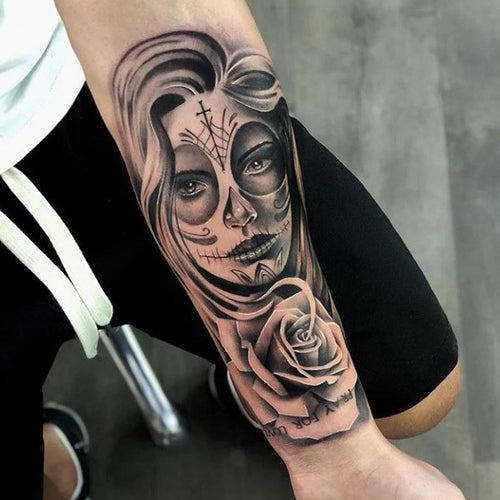 Santa Muerte & Rose