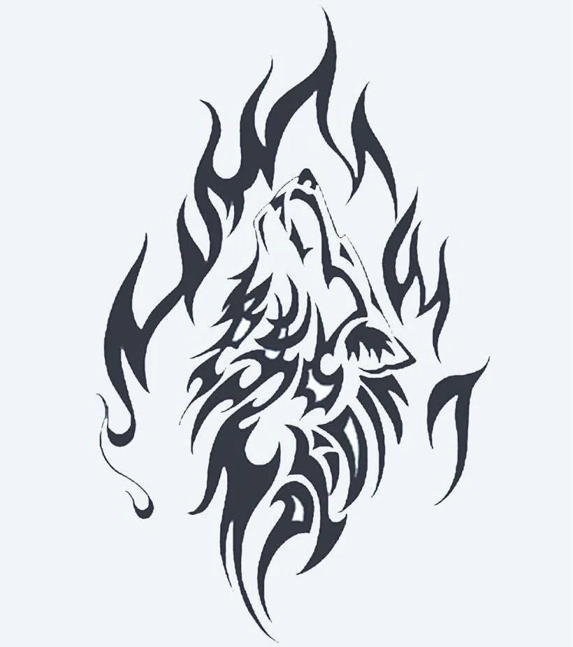 Loup Hurlant Tribal