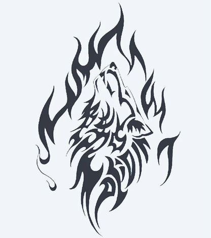 Loup Hurlant Tribal