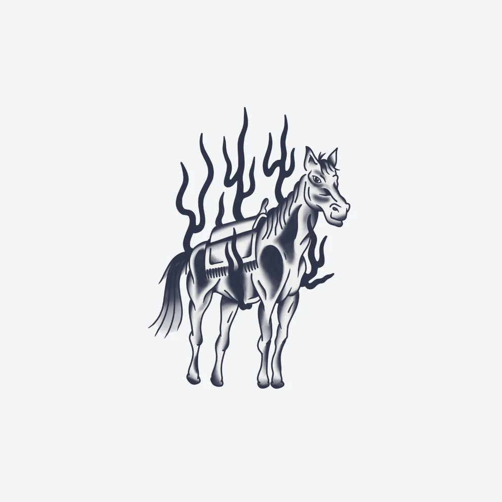 Étalon en Flammes