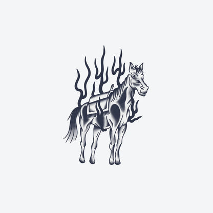 Étalon en Flammes