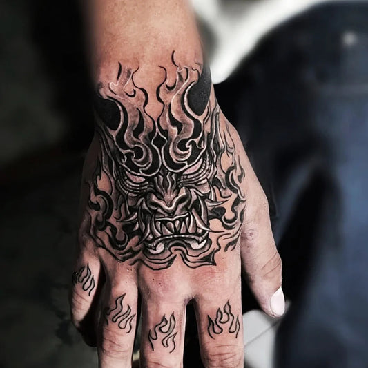 Masque Oni Enflammé