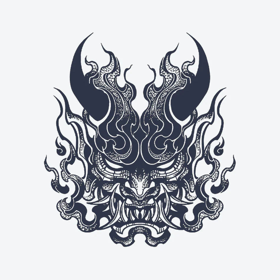 Masque Oni Enflammé
