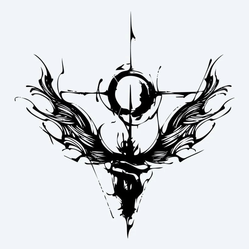 Croix & Ailes Abstraites