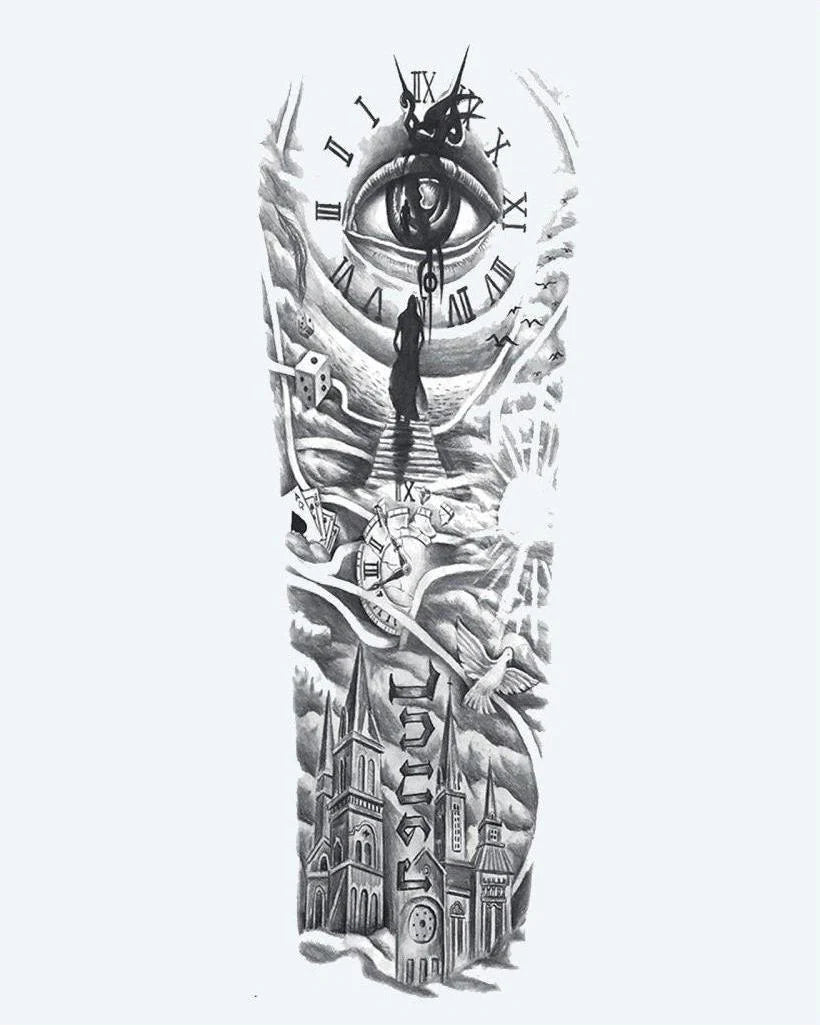 Œil, Horloge & Cathédrale