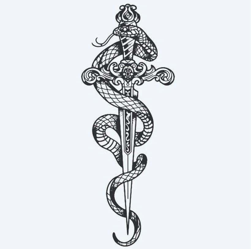 Serpent & Dague Ornée