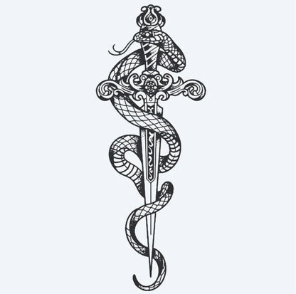Serpent & Dague Ornée