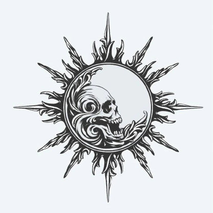 Crâne Soleil & Lune
