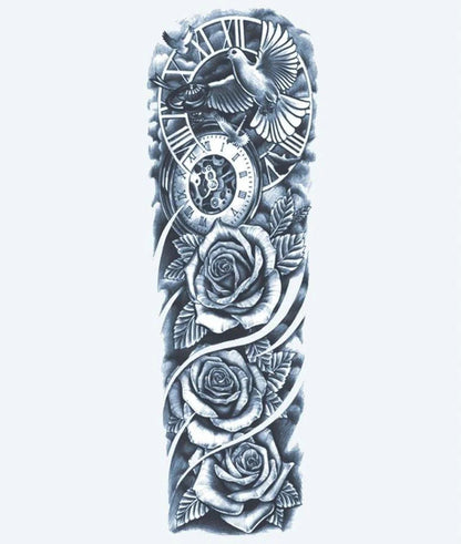 Horloge, Colombe & Roses