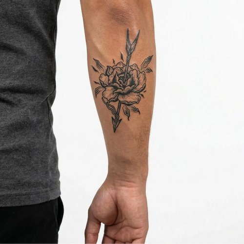 Rose & Flèche
