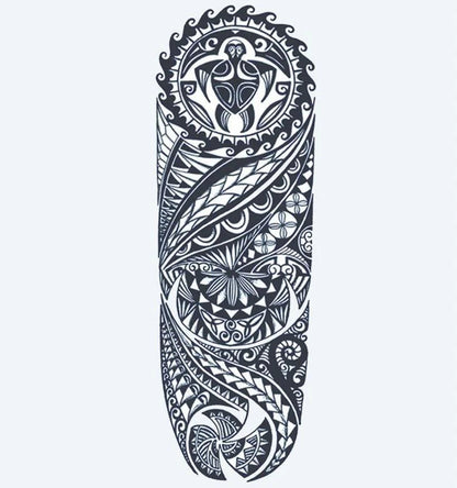 Tribal Polynésien — Tortue & Océan