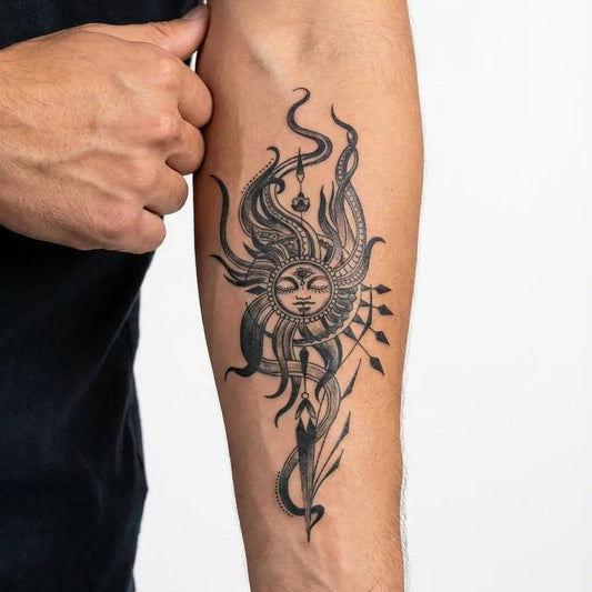 Visage Solaire Céleste