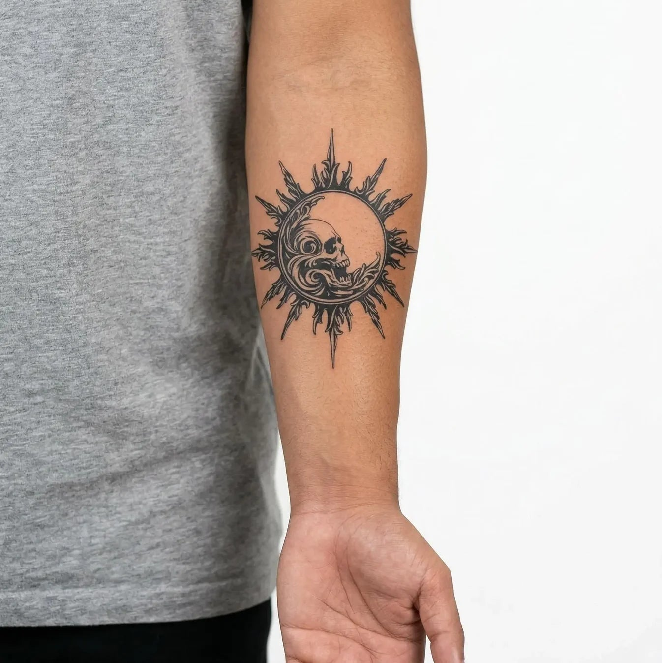 Crâne Soleil & Lune