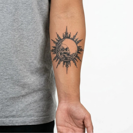 Crâne Soleil & Lune