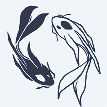 Duo de Carpes Koï