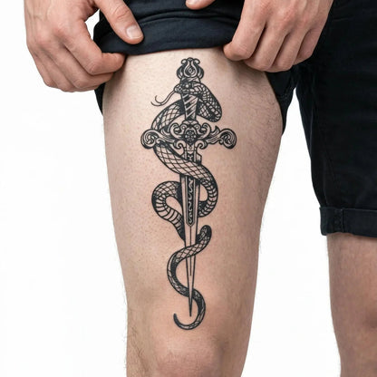 Serpent & Dague Ornée