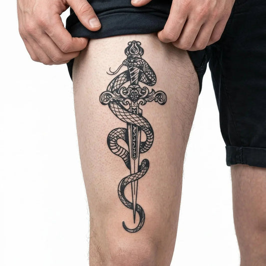 Serpent & Dague Ornée