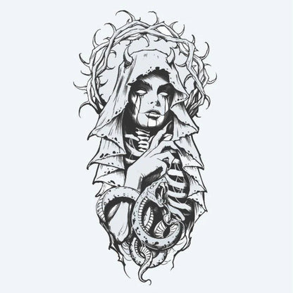 Dame Voilée & Serpent