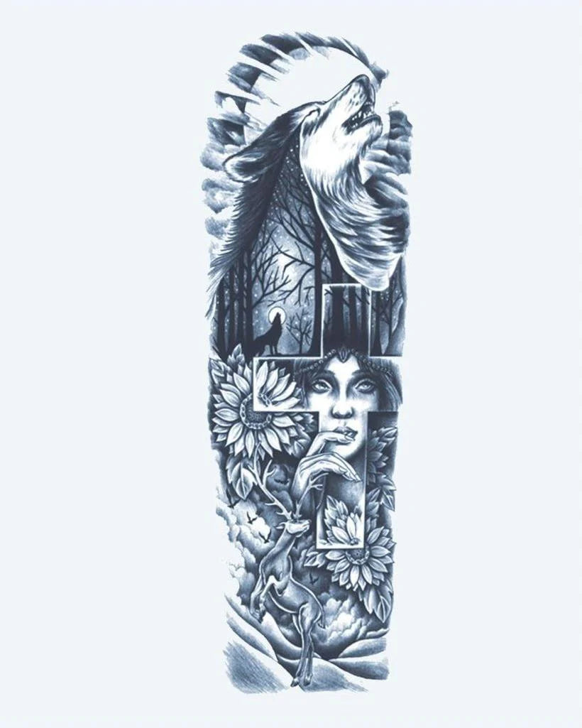 Loup Hurlant & Femme de la Forêt