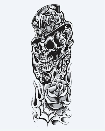Crâne Gentleman & Roses