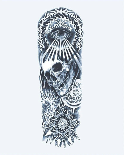 Crâne, Œil Omniscient & Mandala