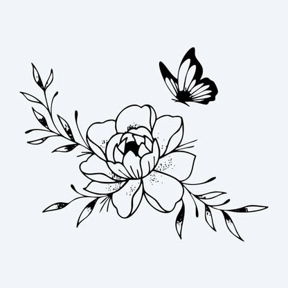 Pivoine & Papillon