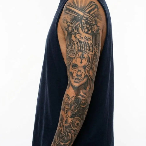 Femme Chicano & Revolvers