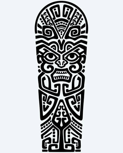 Visage Tiki Polynésien